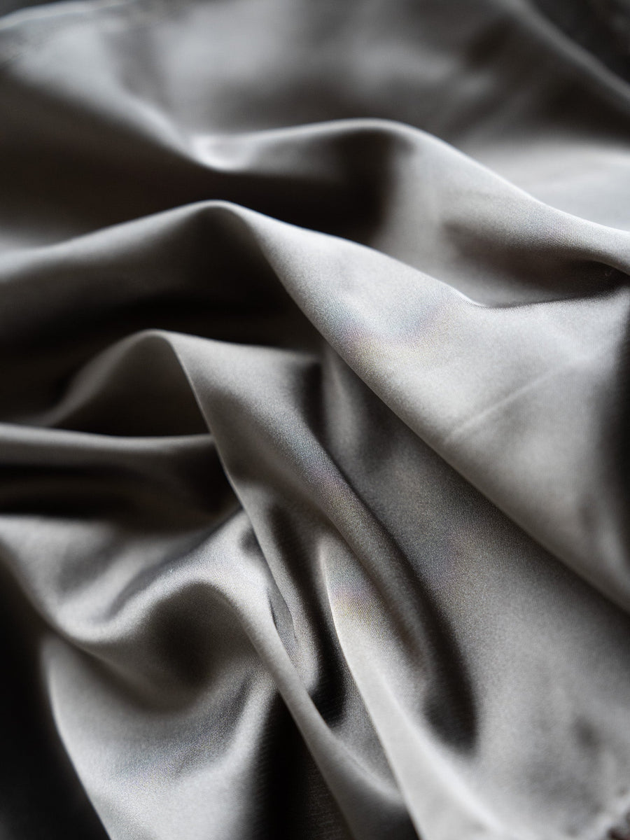 mix and match smooth satin pants / 枯茶(dark brown)