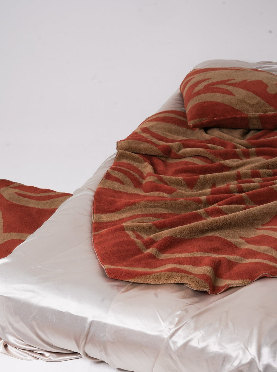 soft warm blanket / 枯茶(brown)