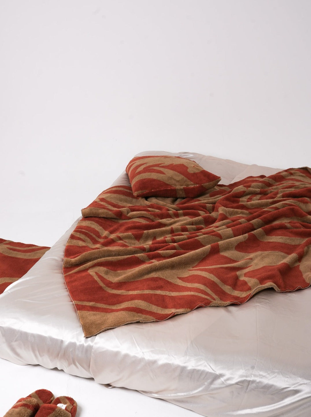 soft warm blanket / 枯茶(brown)