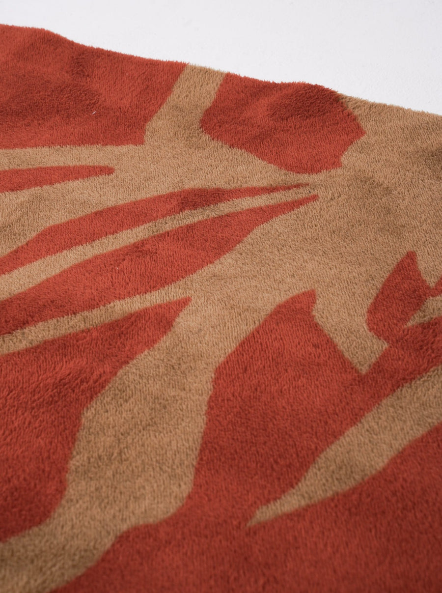 soft rug floor mat / brown