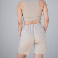 classic breeze shorts / 亜麻(beige)