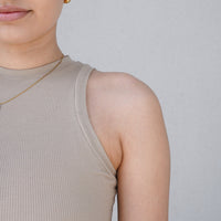 classic go-to tank / 亜麻(beige)