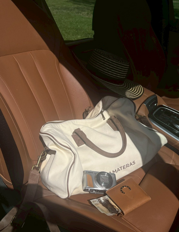 Luxe Elegant Boston Bag / 胡粉(off white)