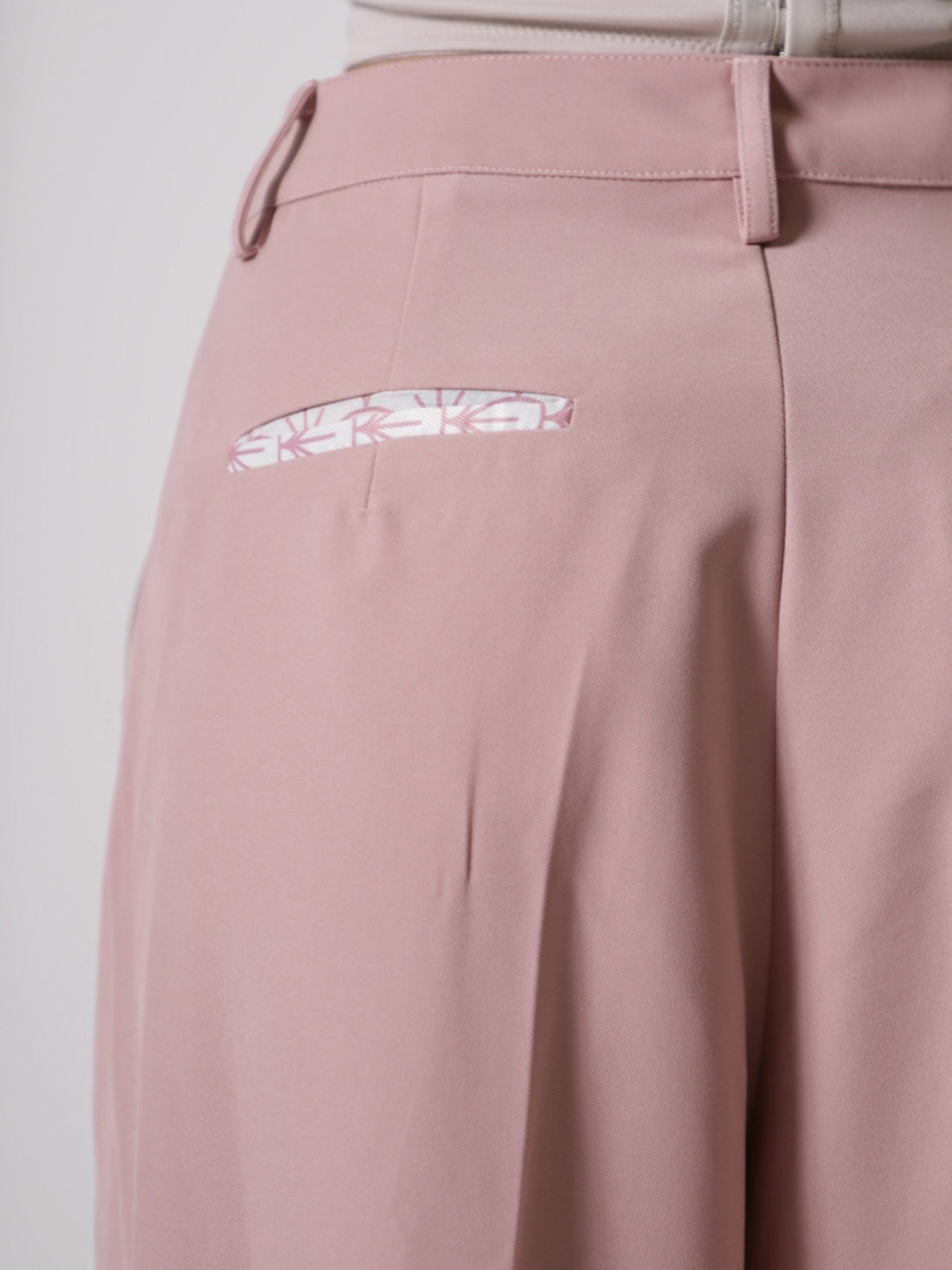 luxe trouser pants / gray