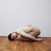 Maple Curve Flare Leggings / 白茶(beige)