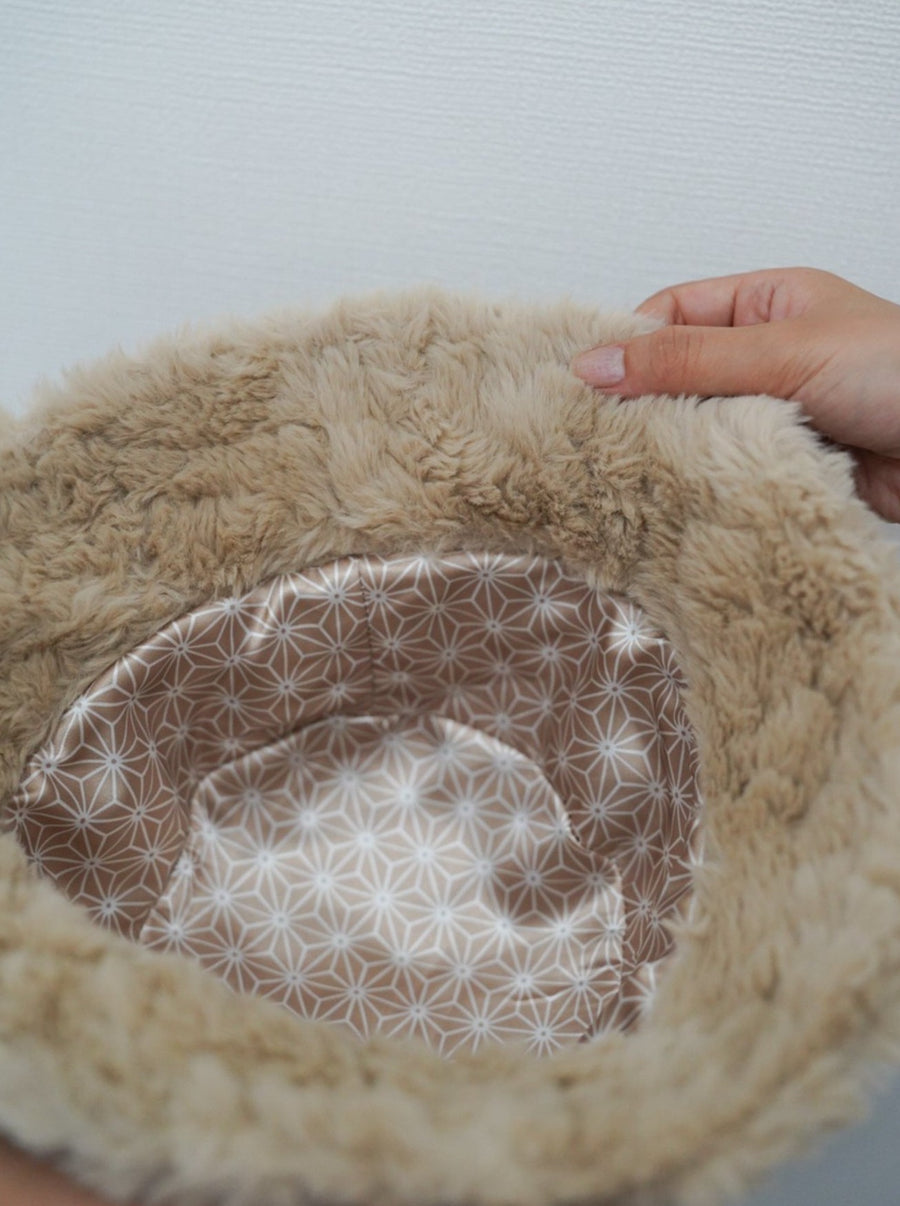 winter fuzzy bucket hat