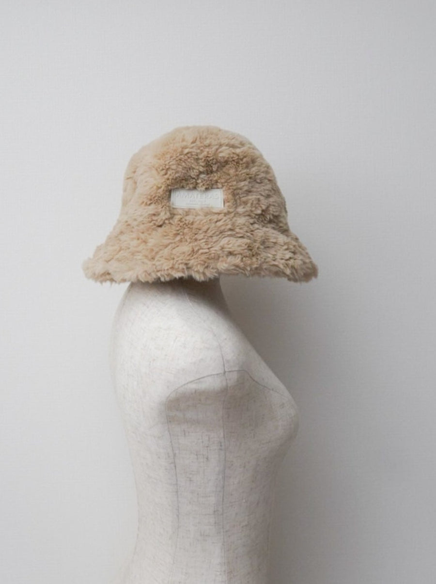 winter fuzzy bucket hat
