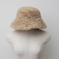 winter fuzzy bucket hat