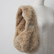 winter fuzzy shoulder bag