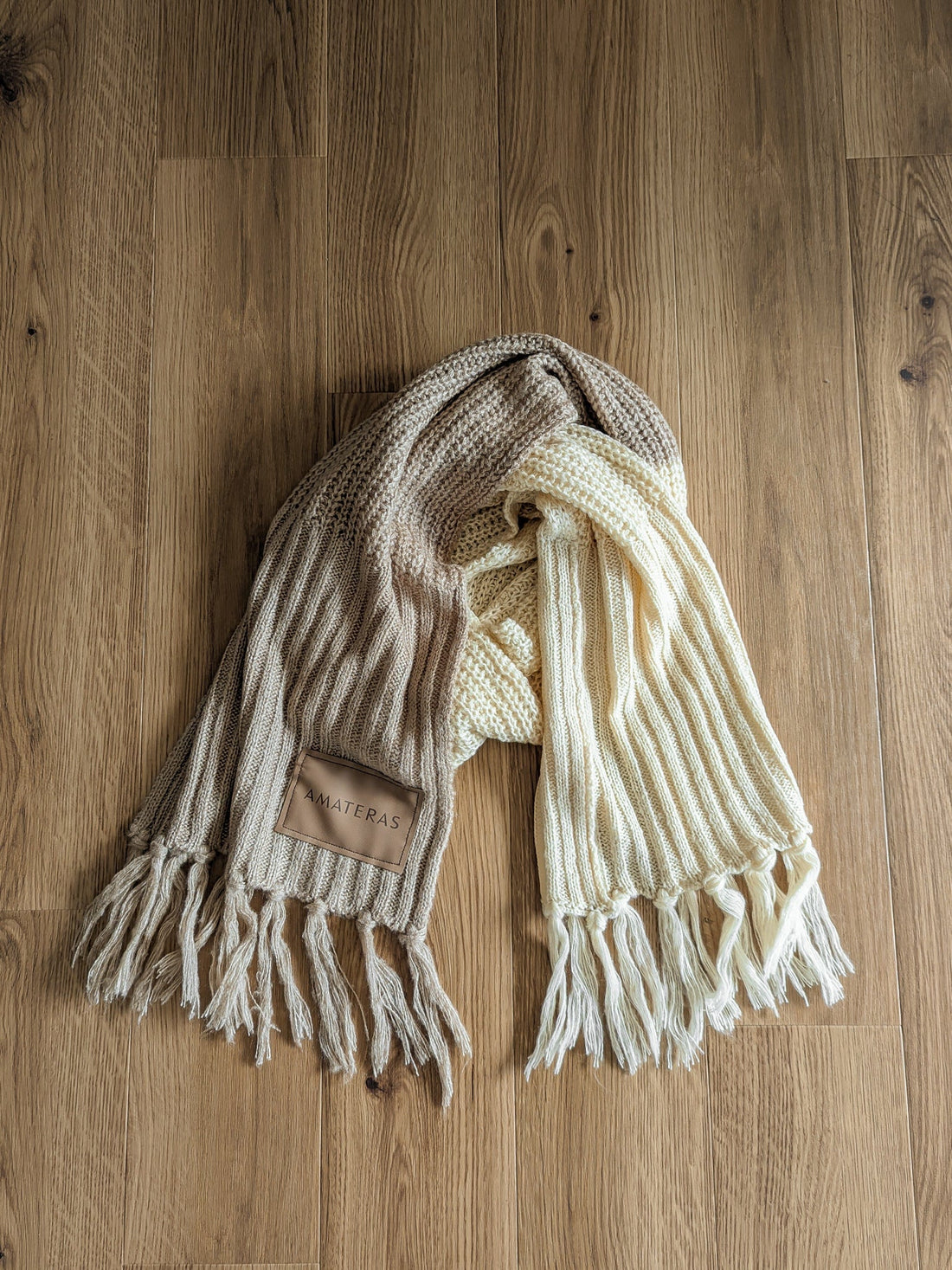 double tone winter scarf