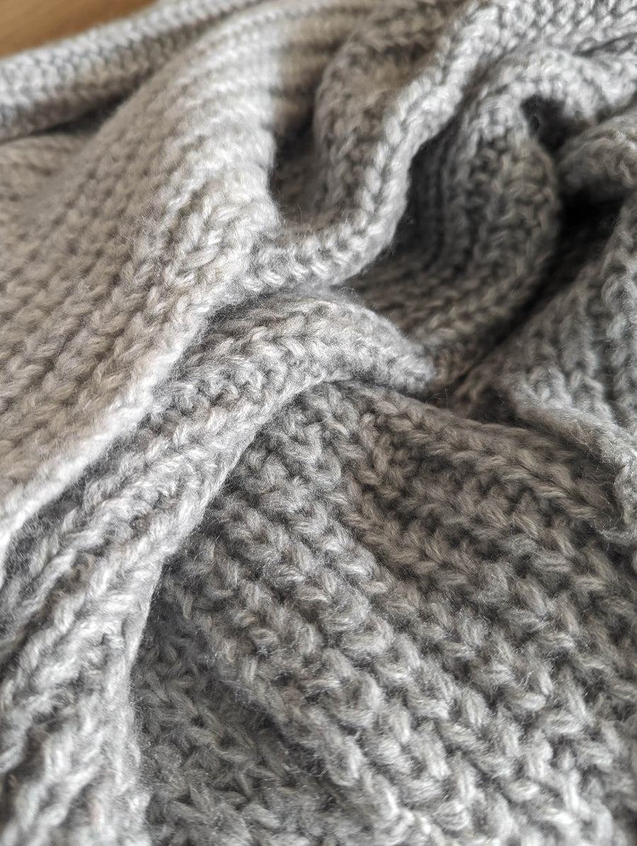 double tone winter scarf