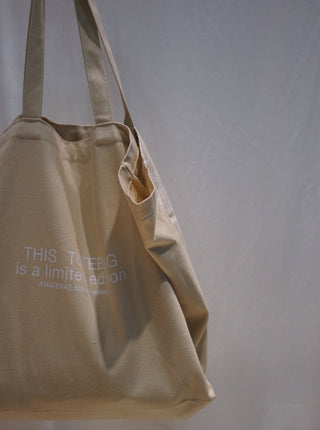100% cotton logo tote / 5th anniversary version