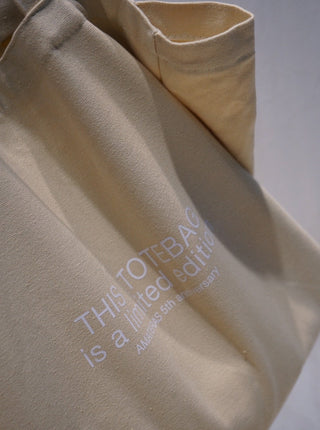 100% cotton logo tote / 5th anniversary version