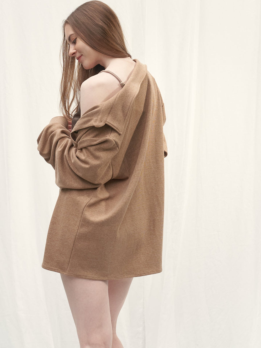 rich collared boyfriend shirt