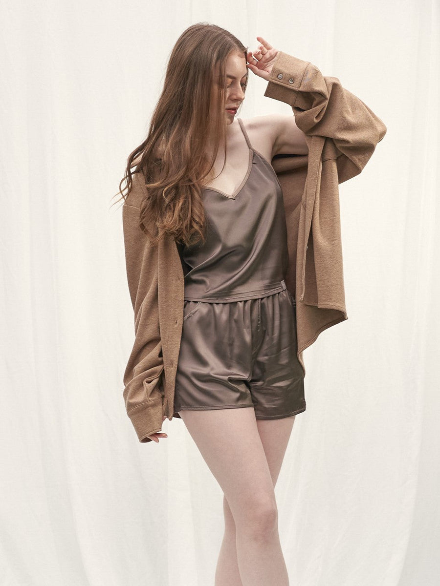 rich collared boyfriend shirt