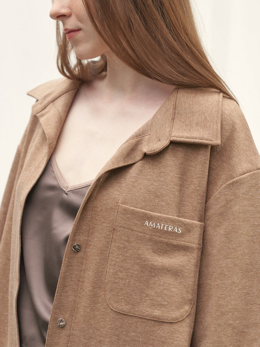 rich collared boyfriend shirt