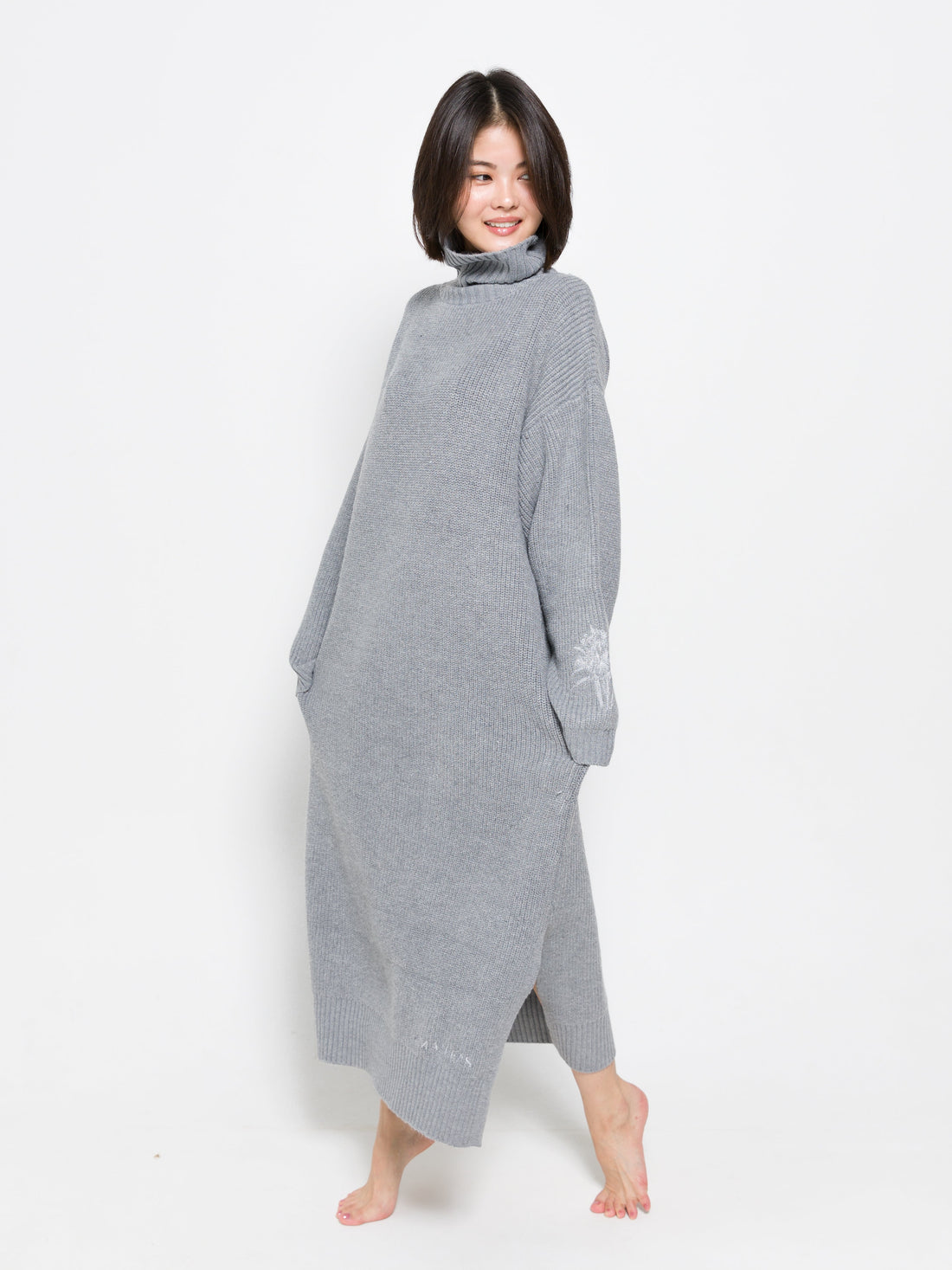 elegant knitted dress