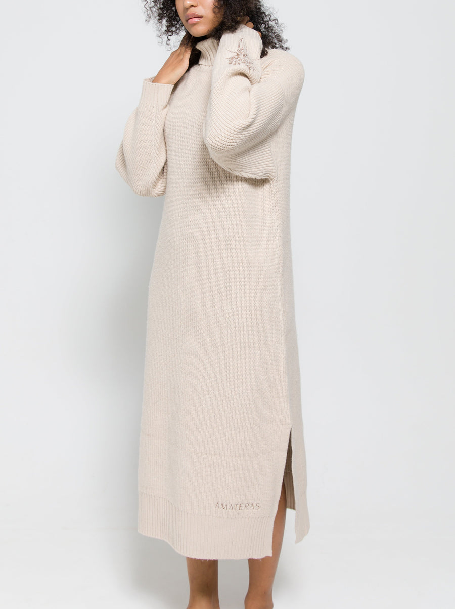 elegant knitted dress