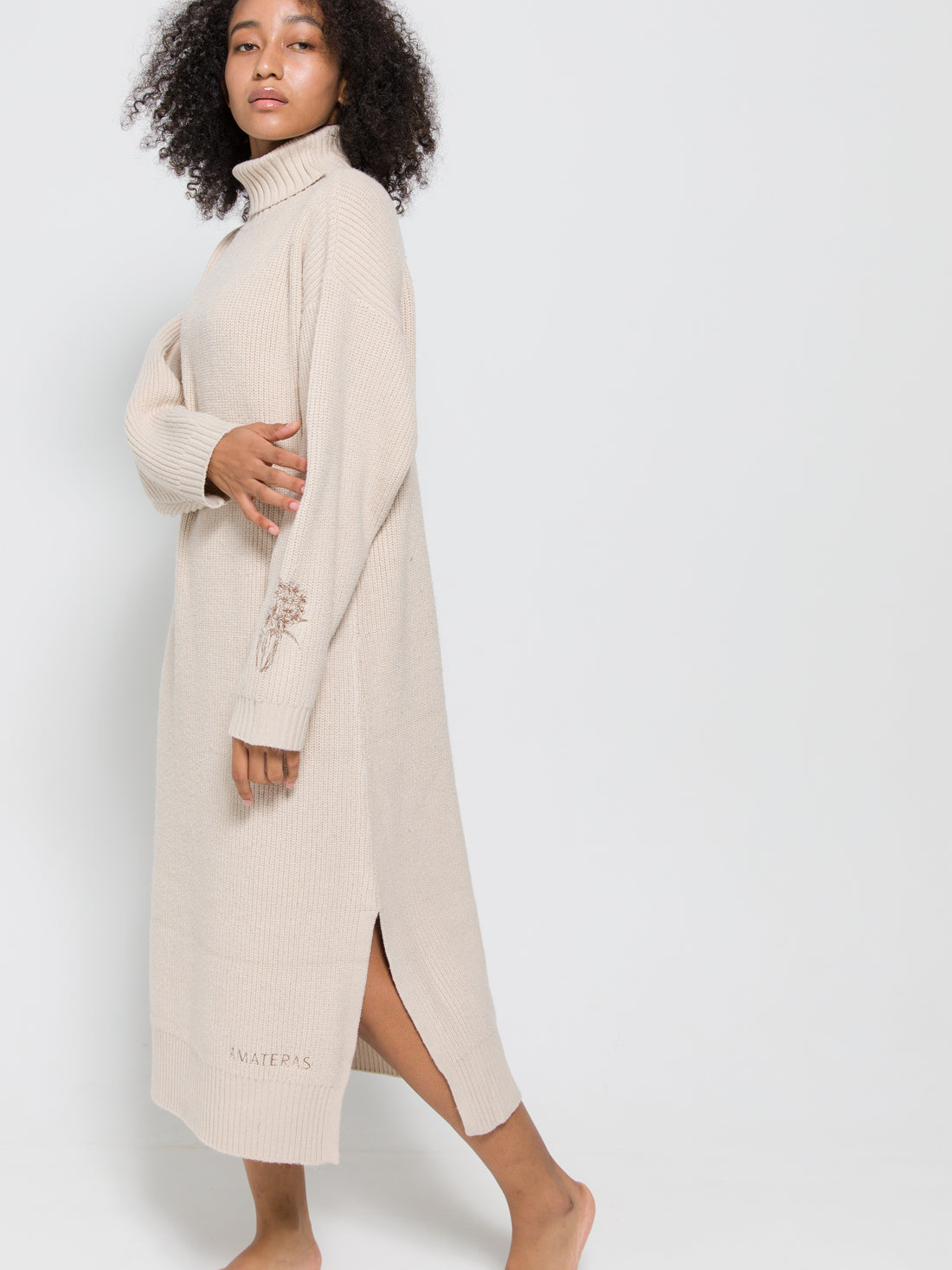 elegant knitted dress