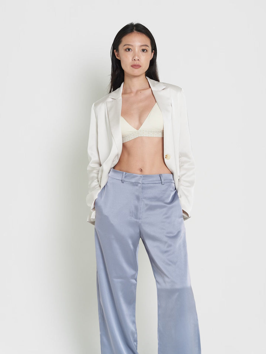 asanoha satin suit jacket