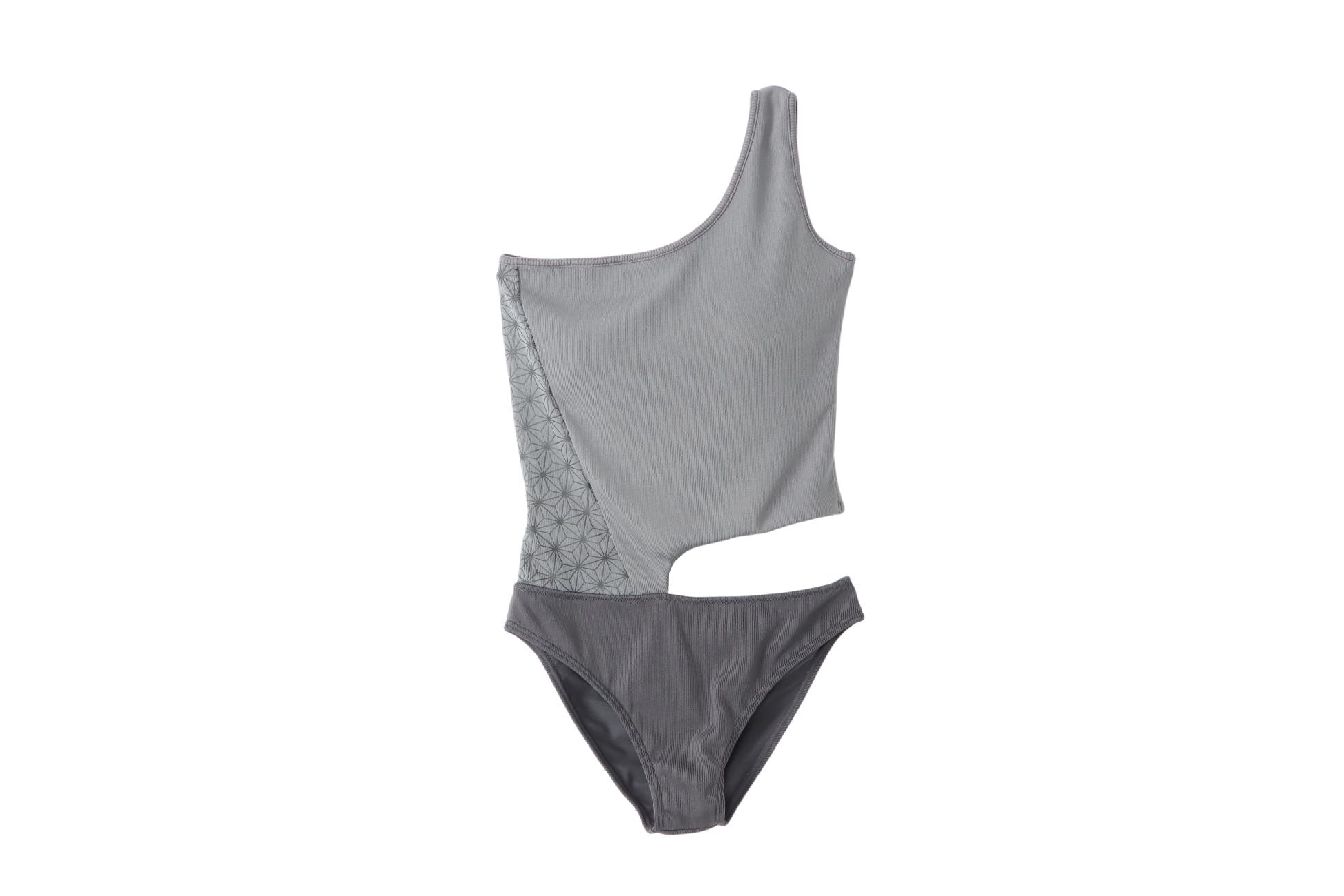 cut out bodysuit swim / gray – AMATERASJAPAN