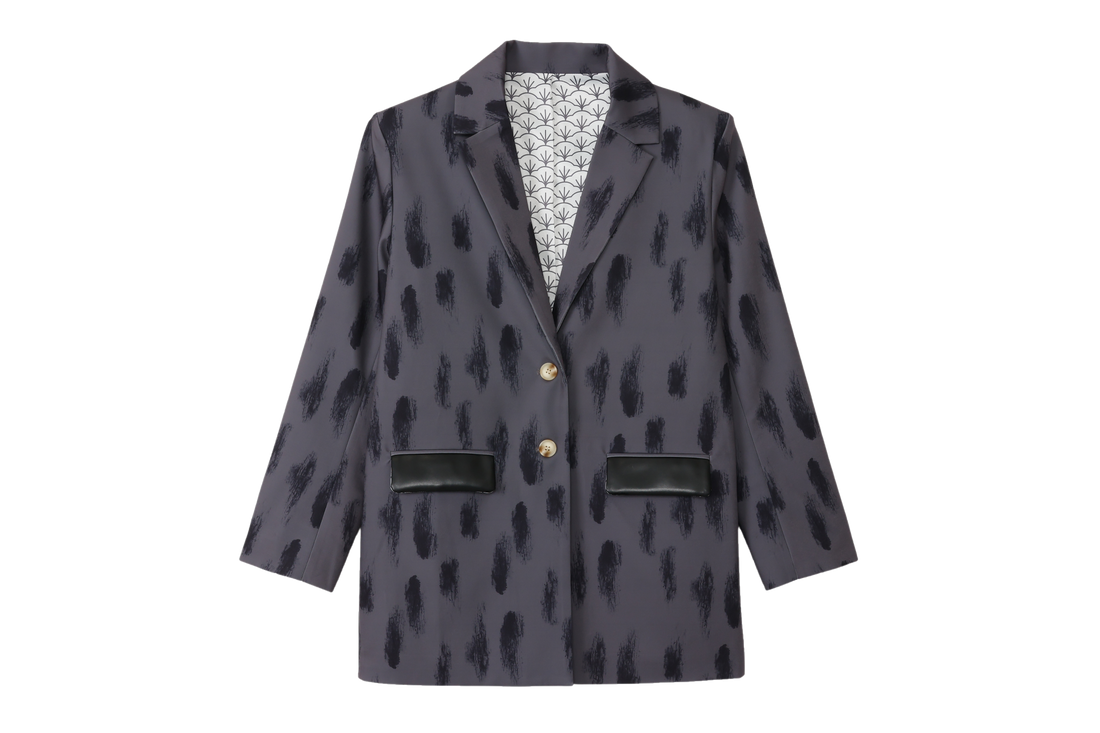 luxe padded blazer jacket / 亜麻(beige)