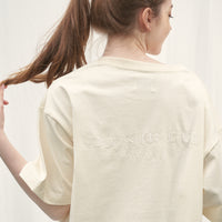good sleep club T-shirt / 白花(ivory)