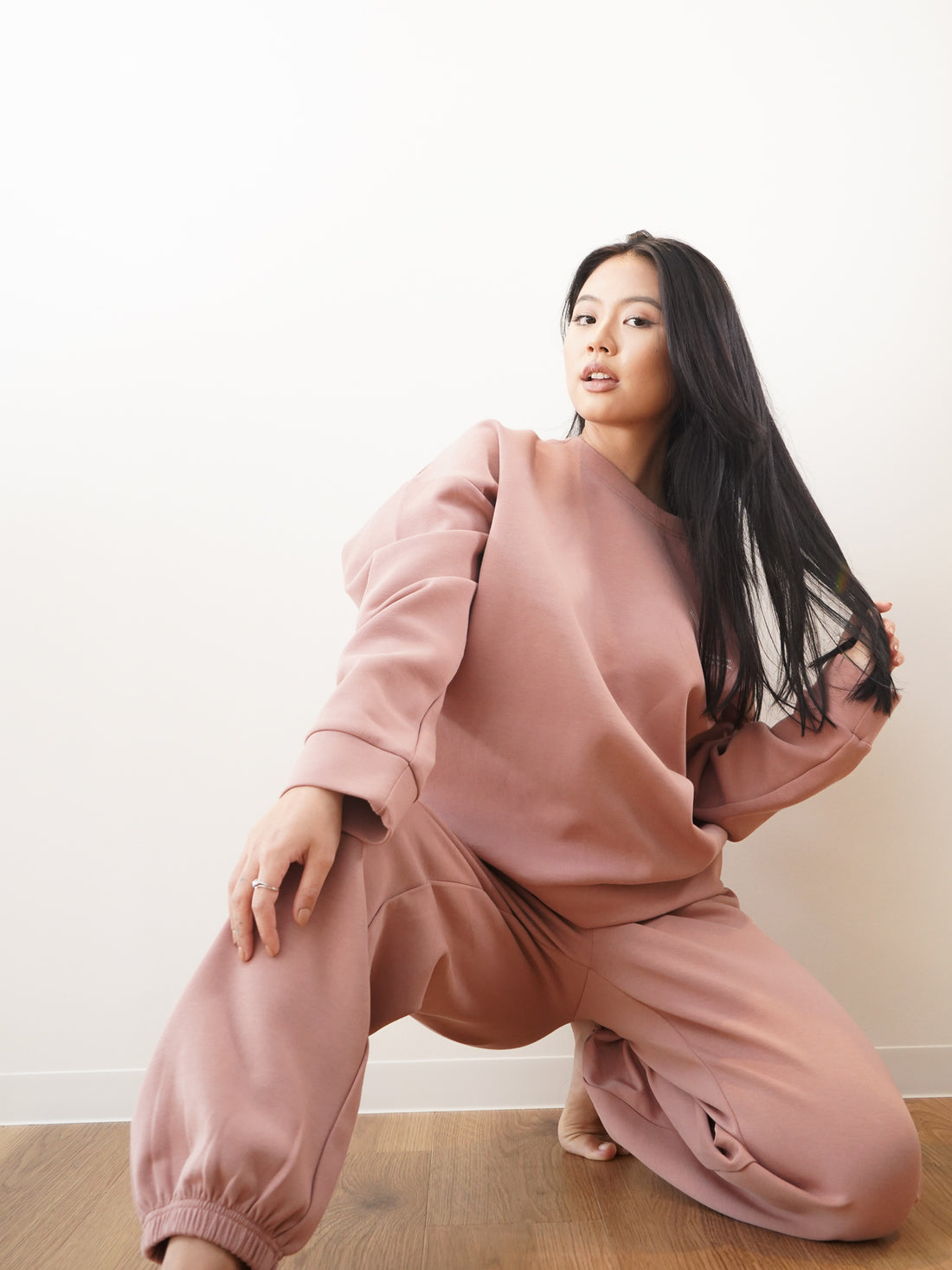 smooth tracksuit set / rouge