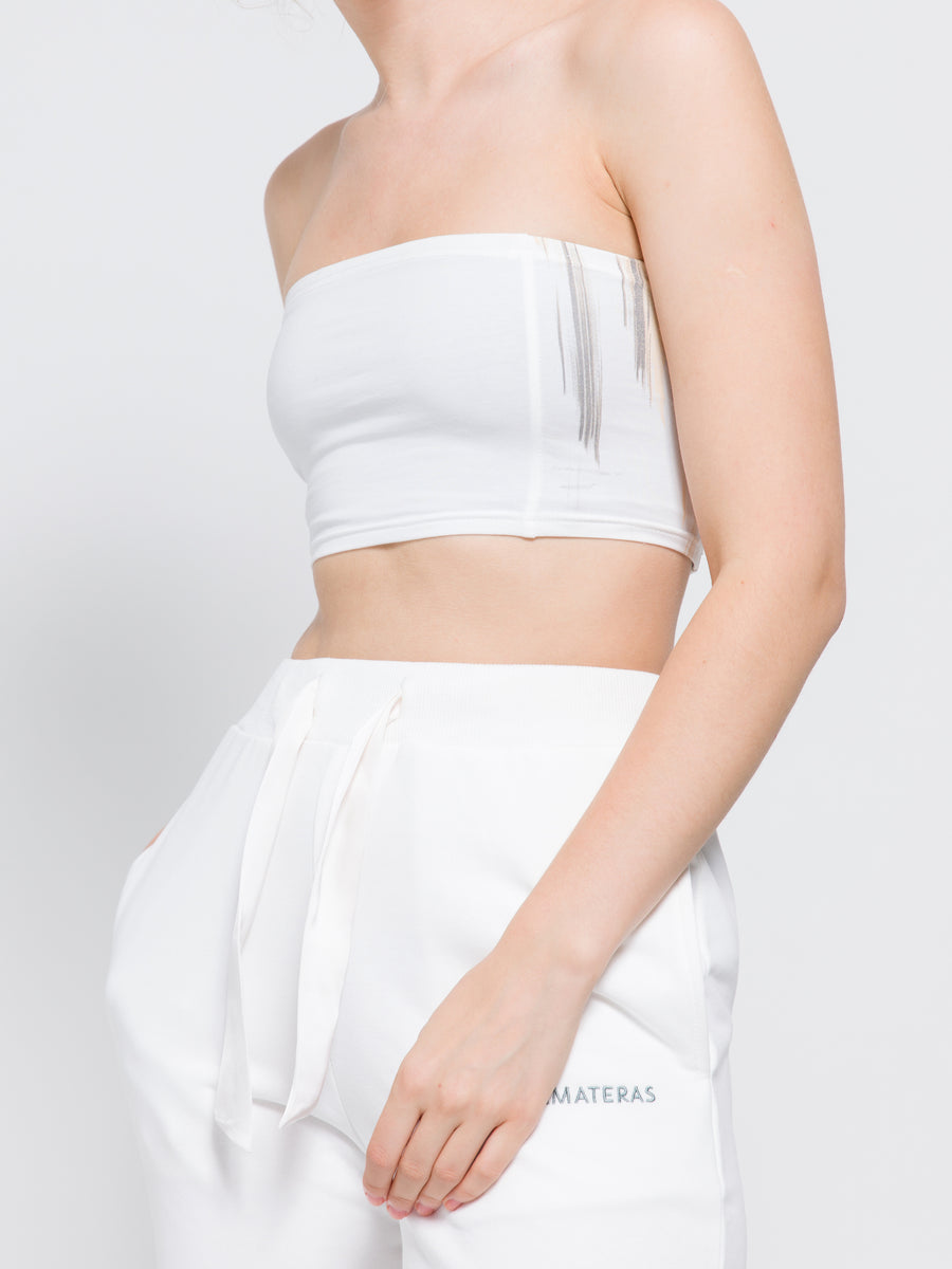 body-fit bandeau / off-white
