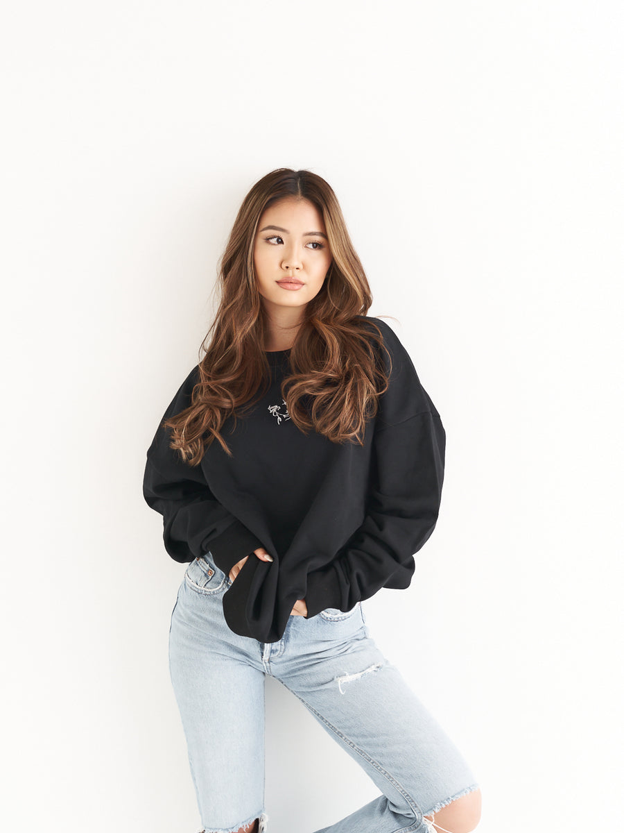 天照 logo sweater